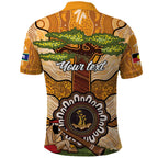 Aboriginal-Islanders NAIDOC Week Personalised Polo Shirt Boab Tree Indigenous Art