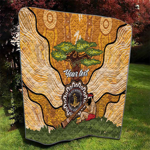 Aboriginal-Islanders NAIDOC Week Personalised Quilt Boab Tree Indigenous Art