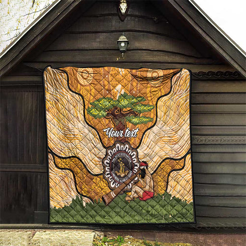 Aboriginal-Islanders NAIDOC Week Personalised Quilt Boab Tree Indigenous Art