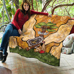 Aboriginal-Islanders NAIDOC Week Personalised Quilt Boab Tree Indigenous Art