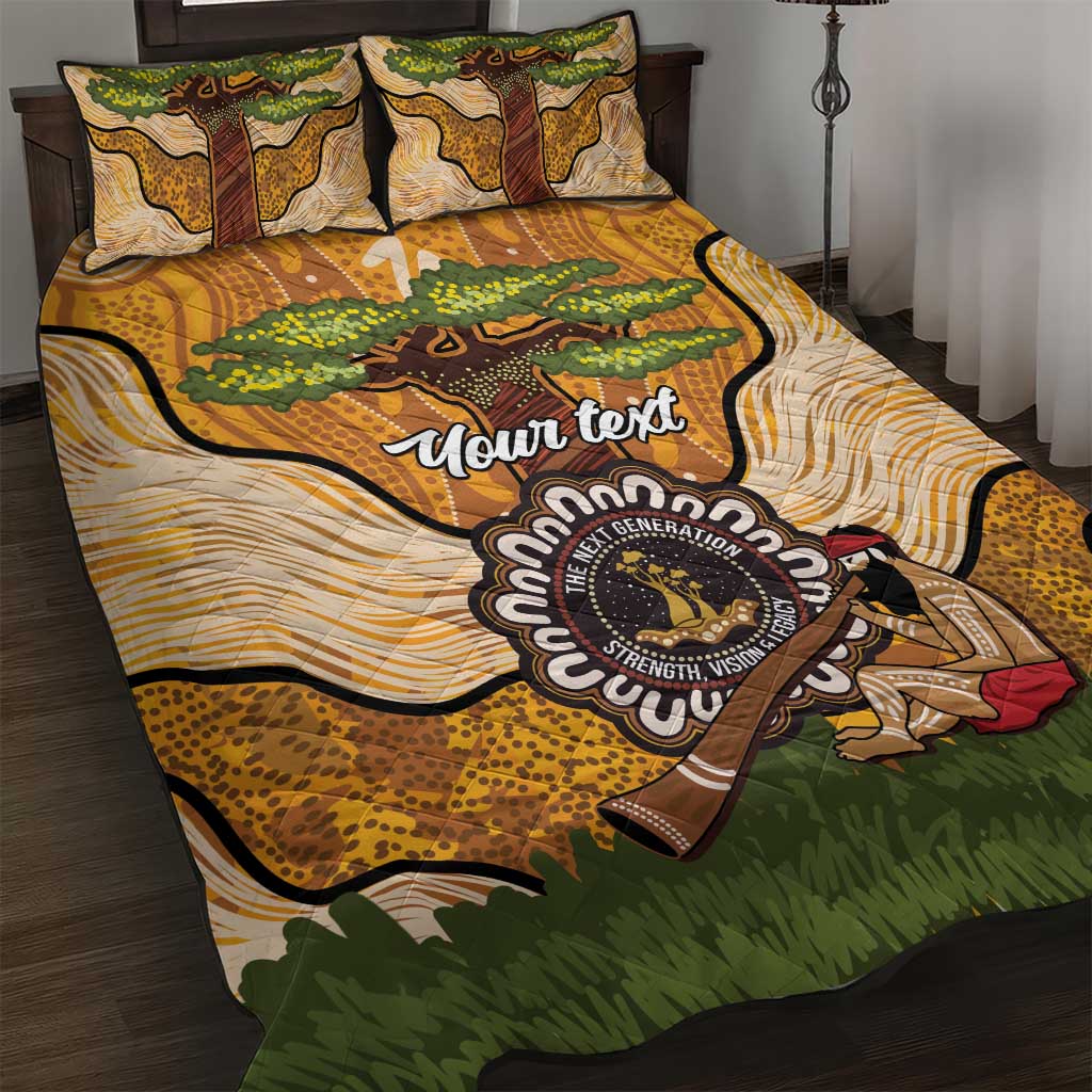 Aboriginal-Islanders NAIDOC Week Personalised Quilt Bed Set Boab Tree Indigenous Art