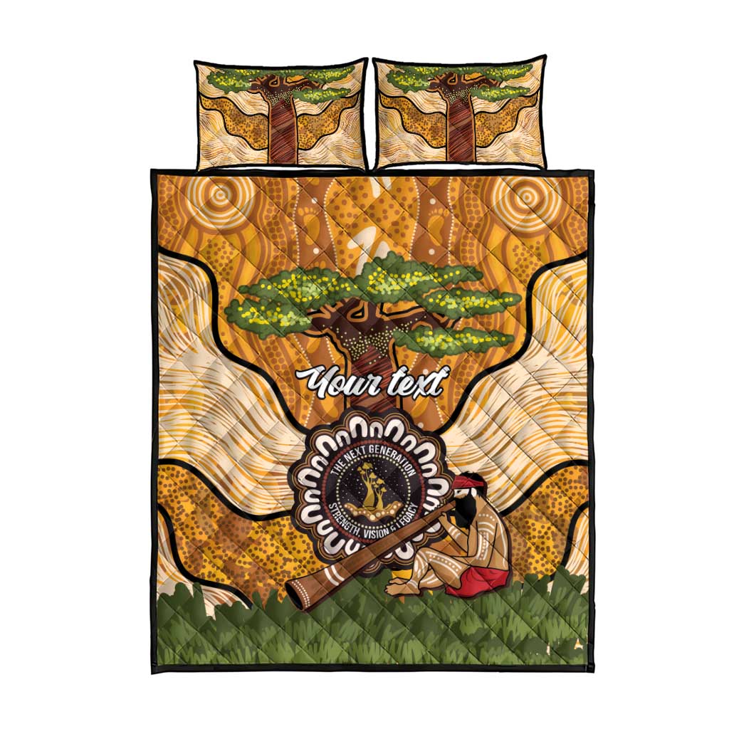 Aboriginal-Islanders NAIDOC Week Personalised Quilt Bed Set Boab Tree Indigenous Art