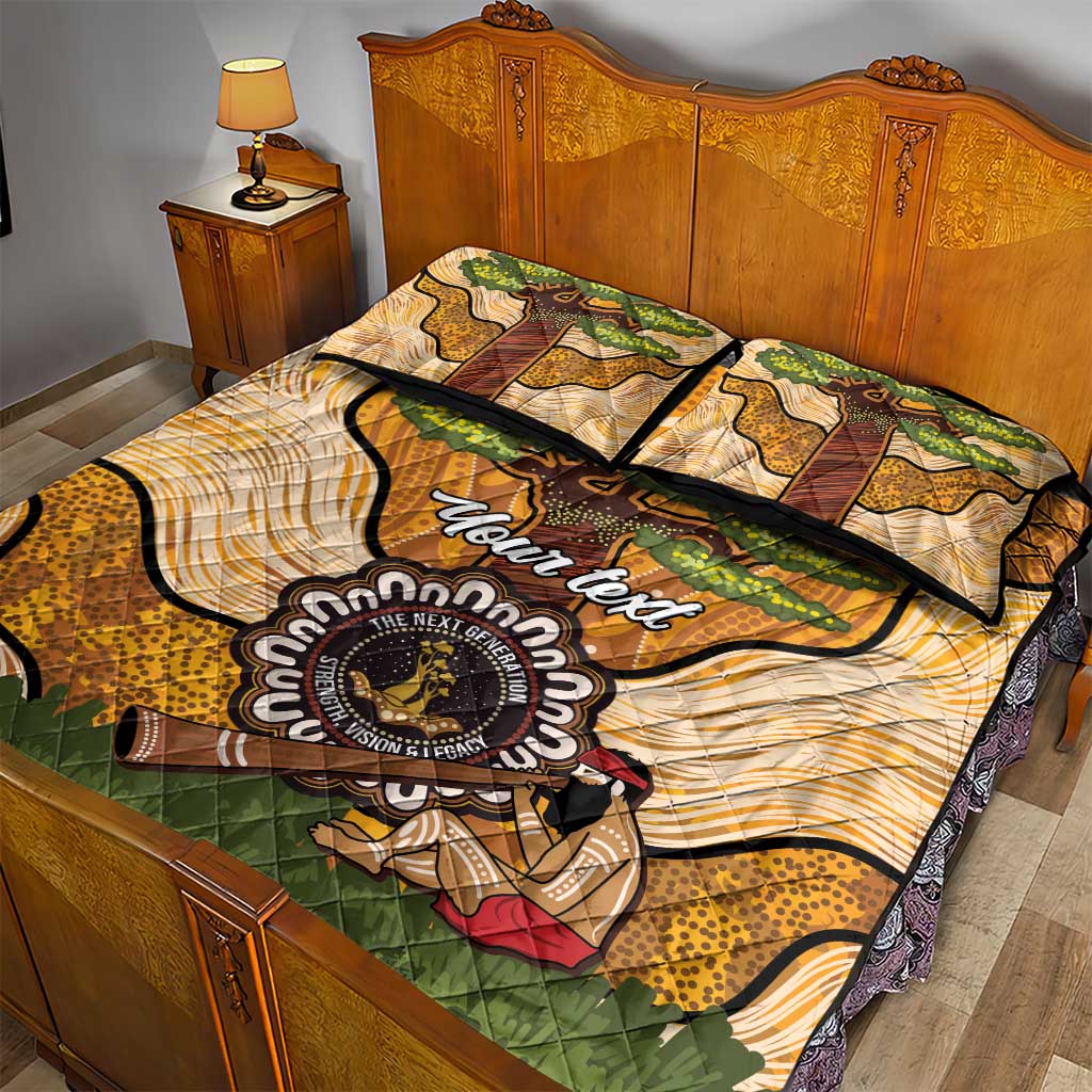 Aboriginal-Islanders NAIDOC Week Personalised Quilt Bed Set Boab Tree Indigenous Art