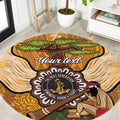Aboriginal-Islanders NAIDOC Week Personalised Round Carpet Boab Tree Indigenous Art