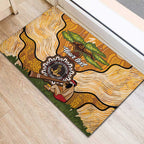 Aboriginal-Islanders NAIDOC Week Personalised Rubber Doormat Boab Tree Indigenous Art