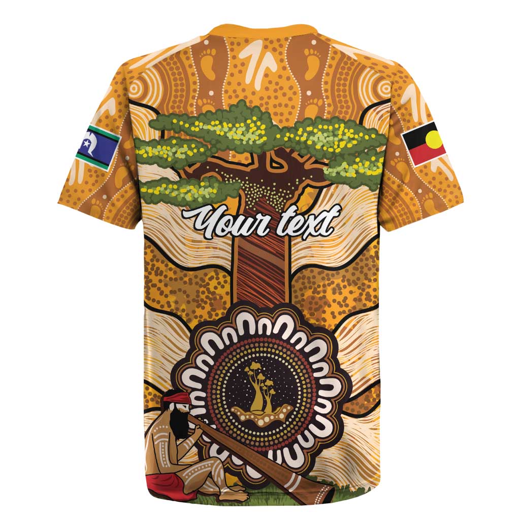Aboriginal-Islanders NAIDOC Week Personalised Rugby Jersey Boab Tree Indigenous Art