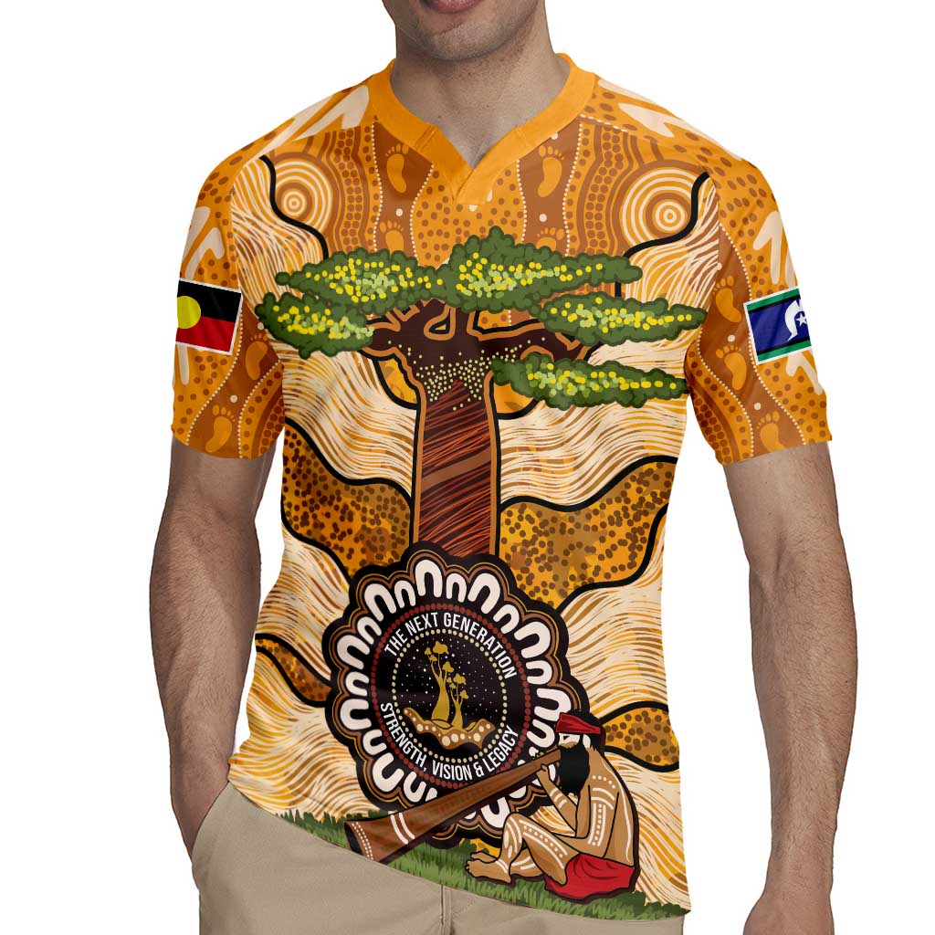 Aboriginal-Islanders NAIDOC Week Personalised Rugby Jersey Boab Tree Indigenous Art