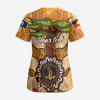 Aboriginal-Islanders NAIDOC Week Personalised Scrub Top Boab Tree Indigenous Art - Aussie Hoodie
