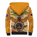 Aboriginal-Islanders NAIDOC Week Personalised Sherpa Hoodie Boab Tree Indigenous Art