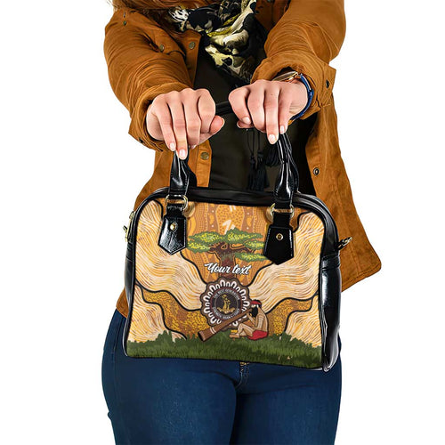 Aboriginal-Islanders NAIDOC Week Personalised Shoulder Handbag Boab Tree Indigenous Art