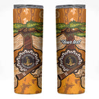 Aboriginal-Islanders NAIDOC Week Personalised Skinny Tumbler Boab Tree Indigenous Art