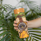 Aboriginal-Islanders NAIDOC Week Personalised Skinny Tumbler Boab Tree Indigenous Art