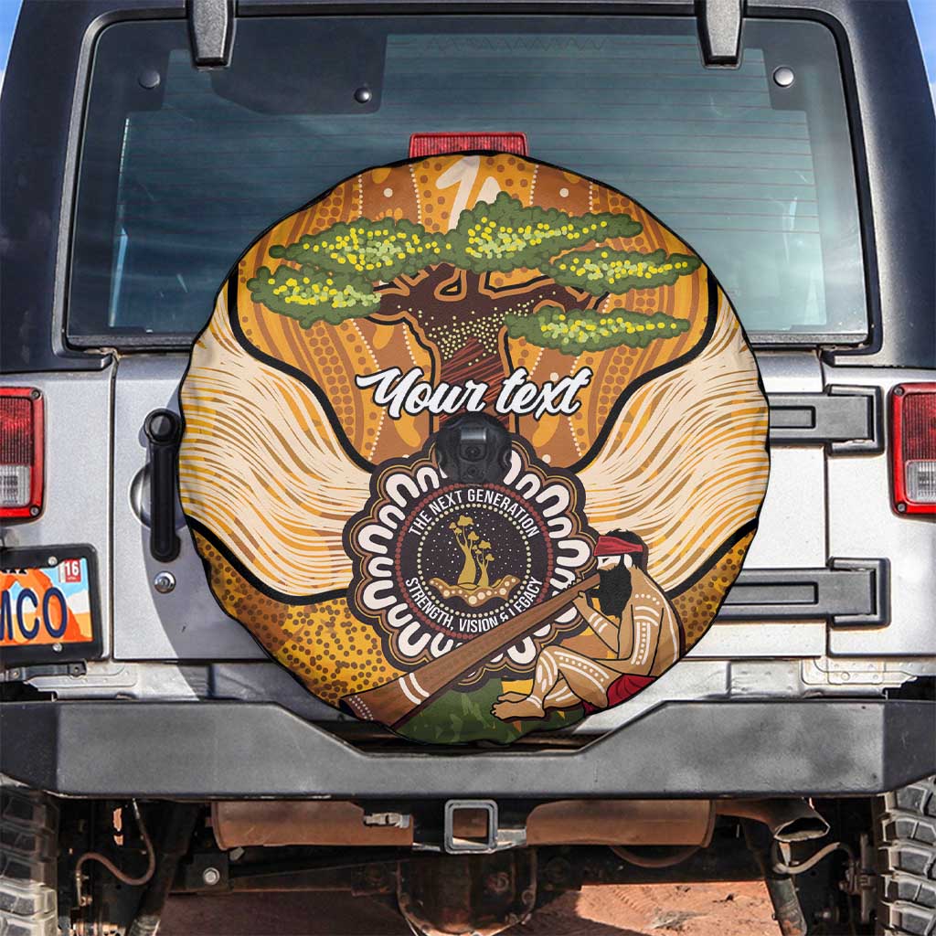 Aboriginal-Islanders NAIDOC Week Personalised Spare Tire Cover Boab Tree Indigenous Art