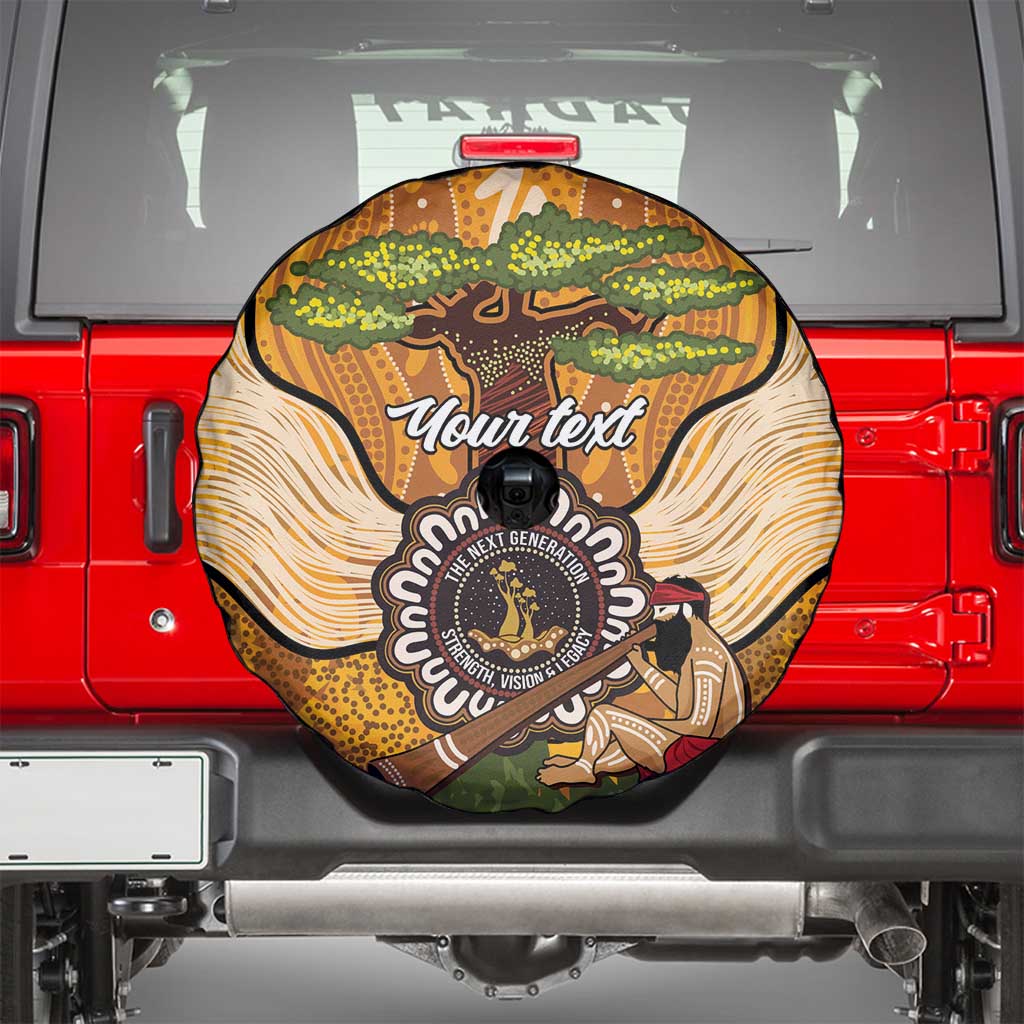 Aboriginal-Islanders NAIDOC Week Personalised Spare Tire Cover Boab Tree Indigenous Art