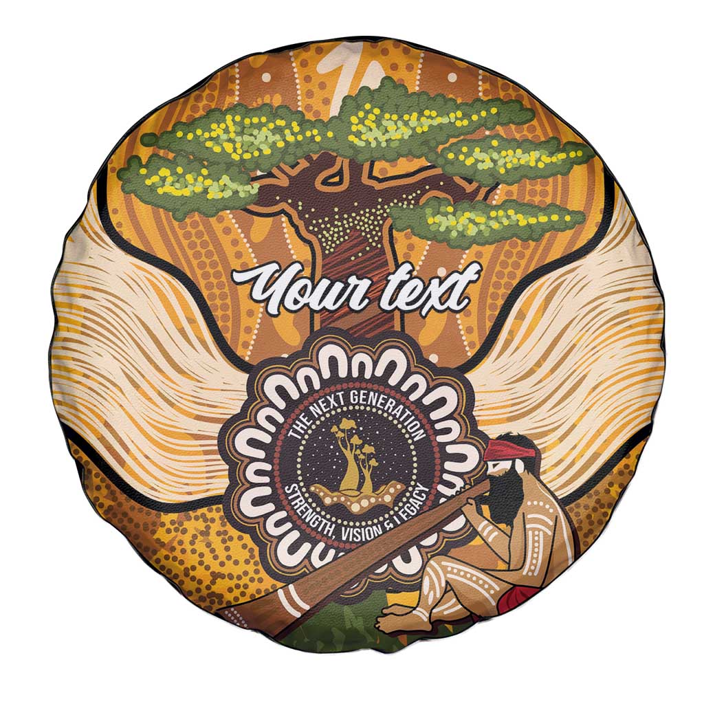 Aboriginal-Islanders NAIDOC Week Personalised Spare Tire Cover Boab Tree Indigenous Art