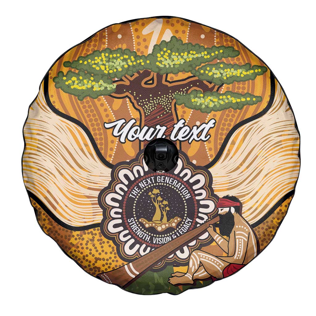Aboriginal-Islanders NAIDOC Week Personalised Spare Tire Cover Boab Tree Indigenous Art