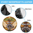 Aboriginal-Islanders NAIDOC Week Personalised Spare Tire Cover Boab Tree Indigenous Art
