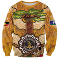 Aboriginal-Islanders NAIDOC Week Personalised Sweatshirt Boab Tree Indigenous Art