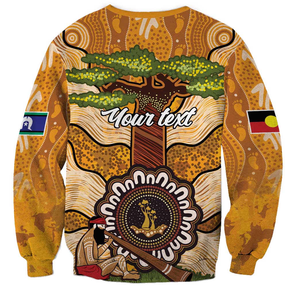 Aboriginal-Islanders NAIDOC Week Personalised Sweatshirt Boab Tree Indigenous Art