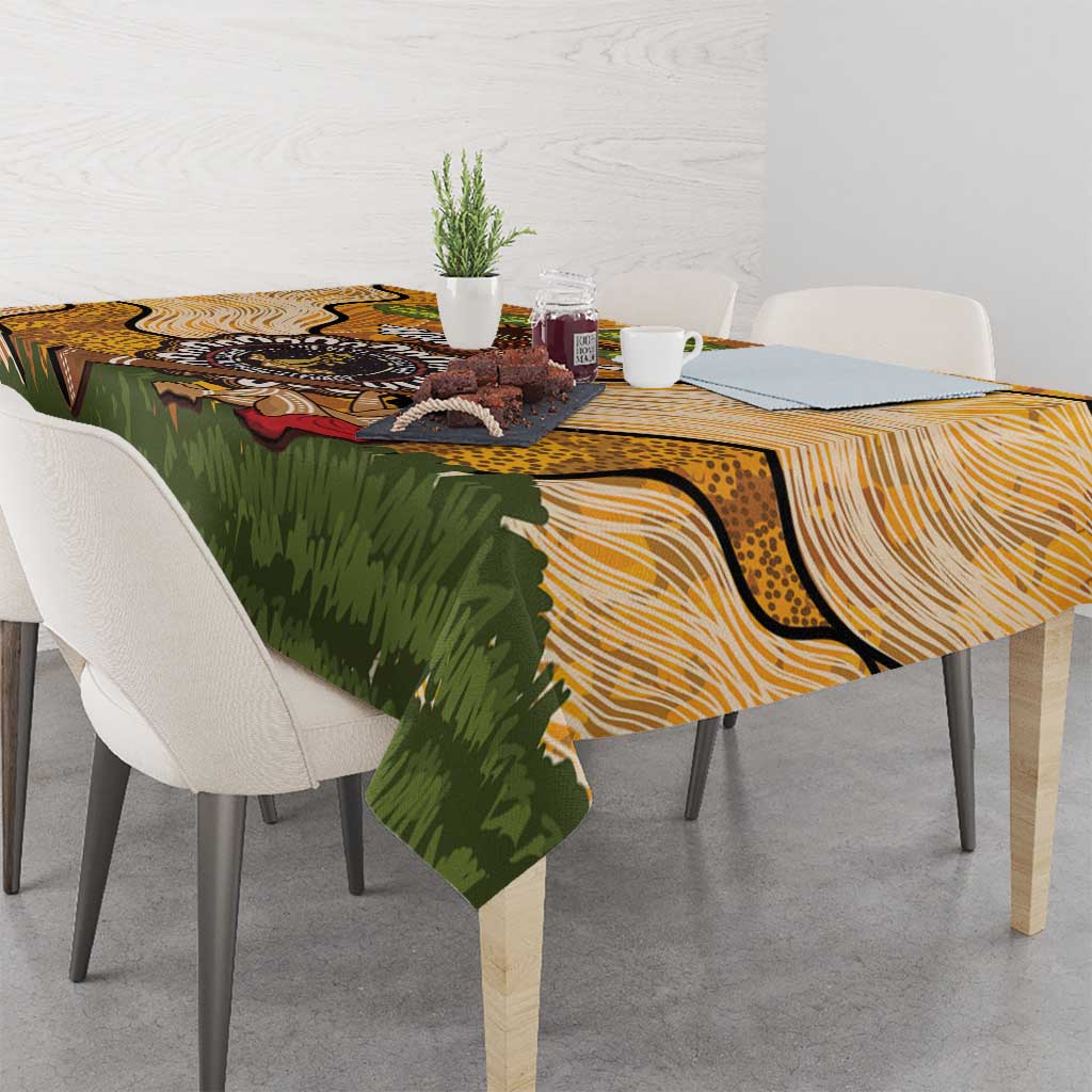 Aboriginal-Islanders NAIDOC Week Personalised Tablecloth Boab Tree Indigenous Art