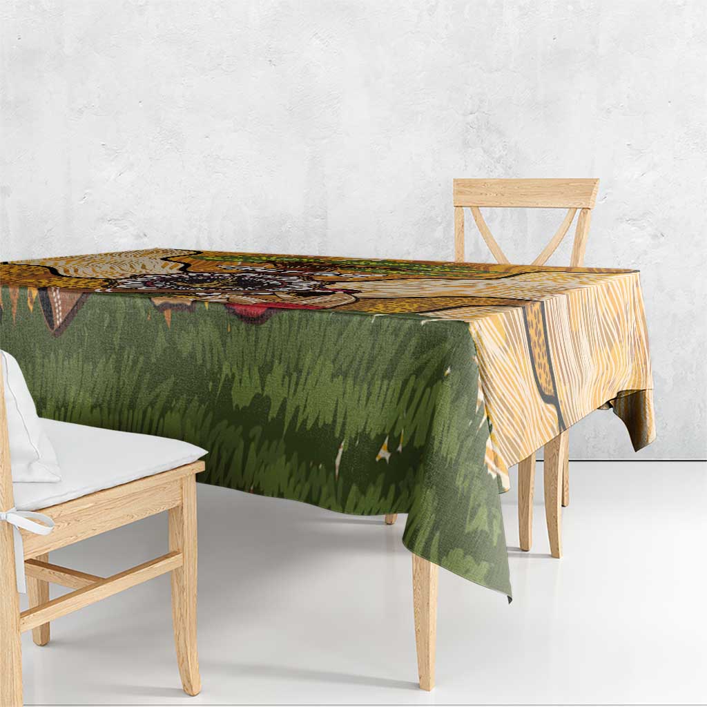 Aboriginal-Islanders NAIDOC Week Personalised Tablecloth Boab Tree Indigenous Art