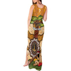 Aboriginal-Islanders NAIDOC Week Personalised Tank Maxi Dress Boab Tree Indigenous Art