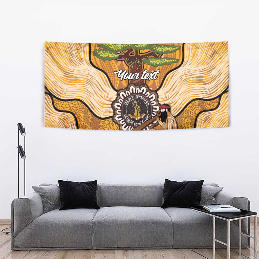 Aboriginal-Islanders NAIDOC Week Personalised Tapestry Boab Tree Indigenous Art