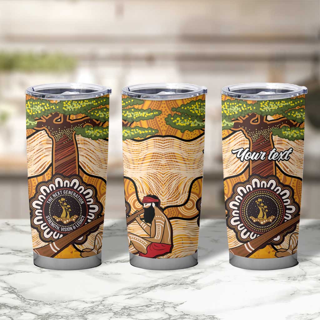 Aboriginal-Islanders NAIDOC Week Personalised Tumbler Cup Boab Tree Indigenous Art