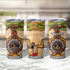 Aboriginal-Islanders NAIDOC Week Personalised Tumbler Cup Boab Tree Indigenous Art