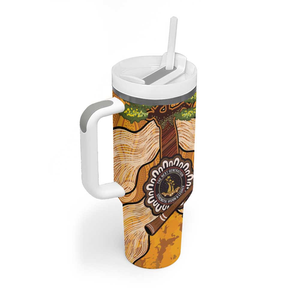 Aboriginal-Islanders NAIDOC Week Personalised Tumbler With Handle Boab Tree Indigenous Art