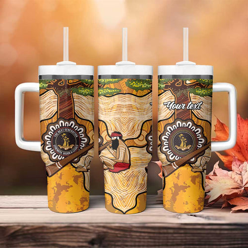 Aboriginal-Islanders NAIDOC Week Personalised Tumbler With Handle Boab Tree Indigenous Art
