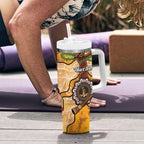 Aboriginal-Islanders NAIDOC Week Personalised Tumbler With Handle Boab Tree Indigenous Art