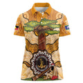 Aboriginal-Islanders NAIDOC Week Personalised Women Polo Shirt Boab Tree Indigenous Art