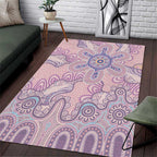Aboriginal-Islanders NAIDOC Week Area Rug River and land aboriginal art