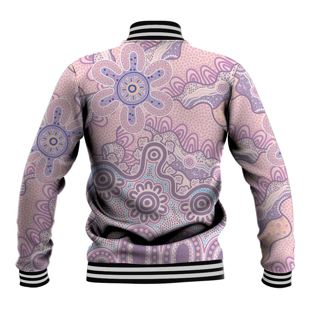 Aboriginal-Islanders NAIDOC Week Baseball Jacket River and land aboriginal art