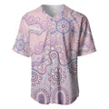 Aboriginal-Islanders NAIDOC Week Baseball Jersey River and land aboriginal art