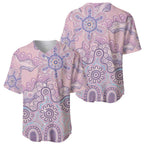 Aboriginal-Islanders NAIDOC Week Baseball Jersey River and land aboriginal art