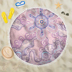 Aboriginal-Islanders NAIDOC Week Beach Blanket River and land aboriginal art