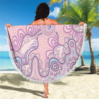 Aboriginal-Islanders NAIDOC Week Beach Blanket River and land aboriginal art