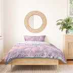 Aboriginal-Islanders NAIDOC Week Bedding Set River and land aboriginal art