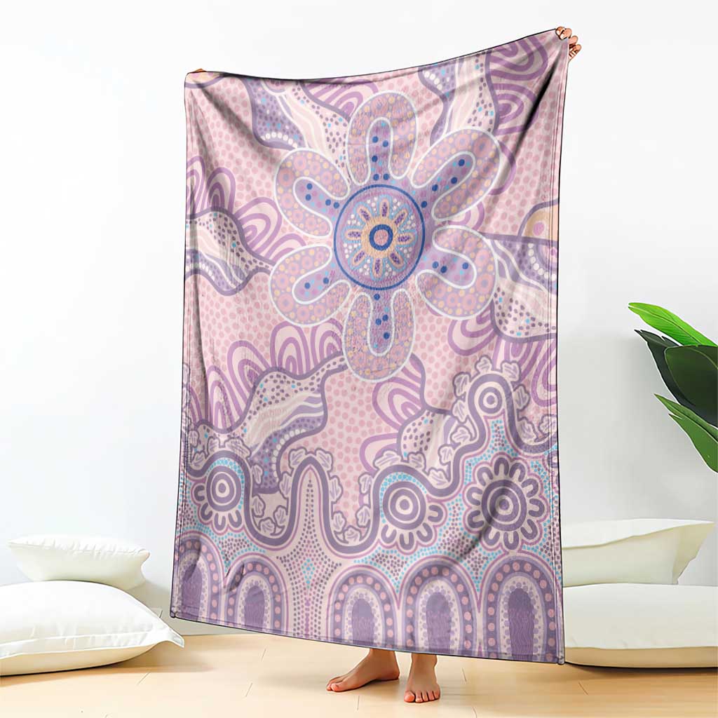 Aboriginal-Islanders NAIDOC Week Blanket River and land aboriginal art
