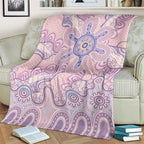 Aboriginal-Islanders NAIDOC Week Blanket River and land aboriginal art