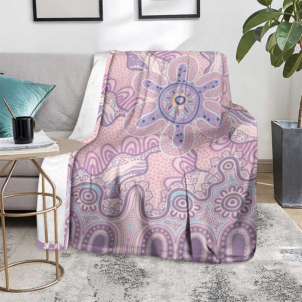 Aboriginal-Islanders NAIDOC Week Blanket River and land aboriginal art