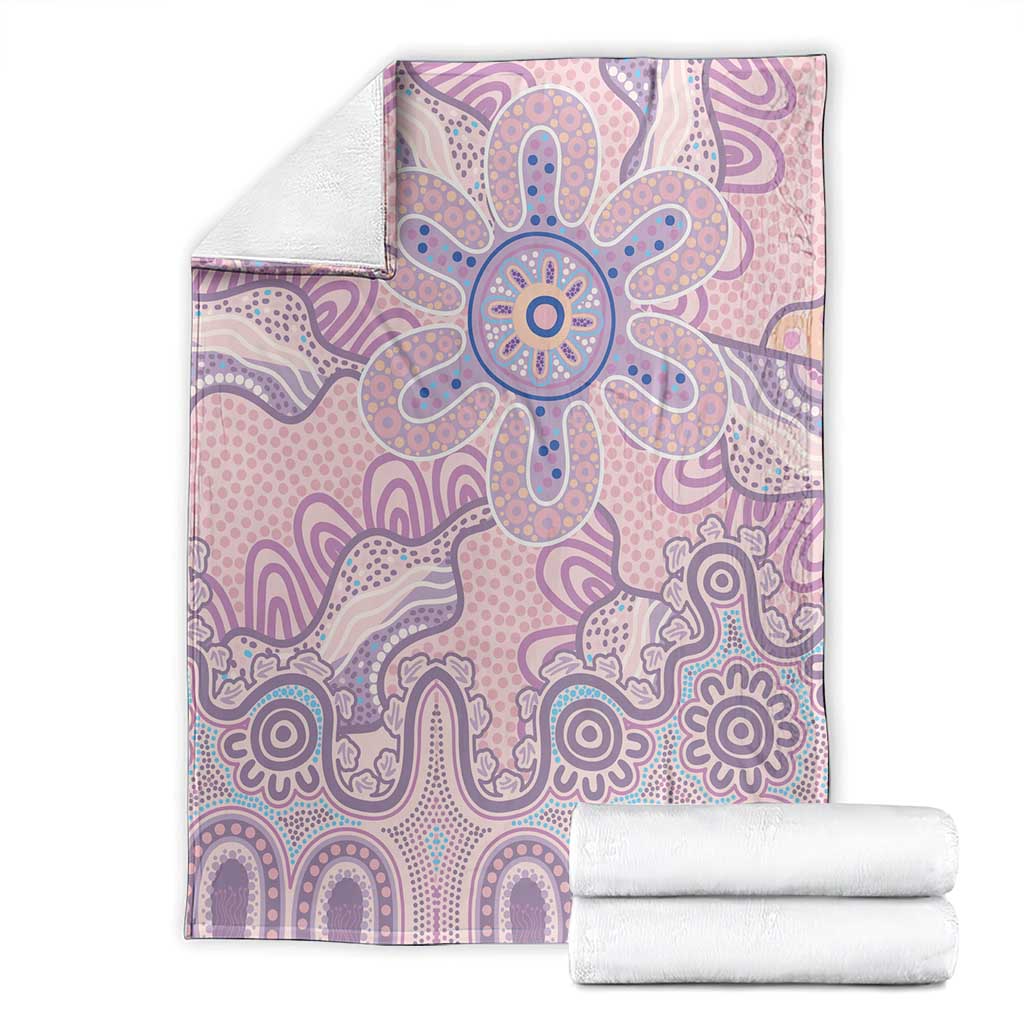 Aboriginal-Islanders NAIDOC Week Blanket River and land aboriginal art