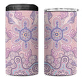 Aboriginal-Islanders NAIDOC Week 4 in 1 Can Cooler Tumbler River and land aboriginal art