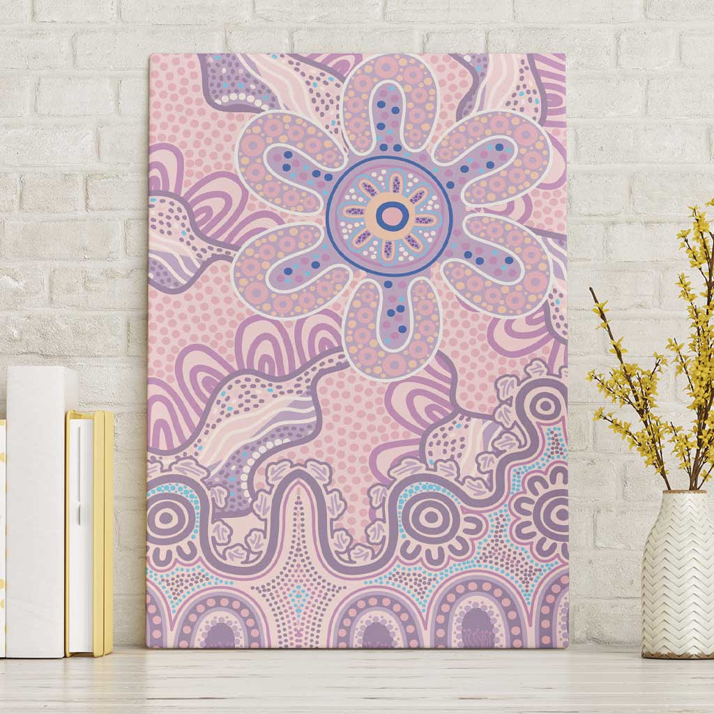 Aboriginal-Islanders NAIDOC Week Canvas Wall Art River and land aboriginal art