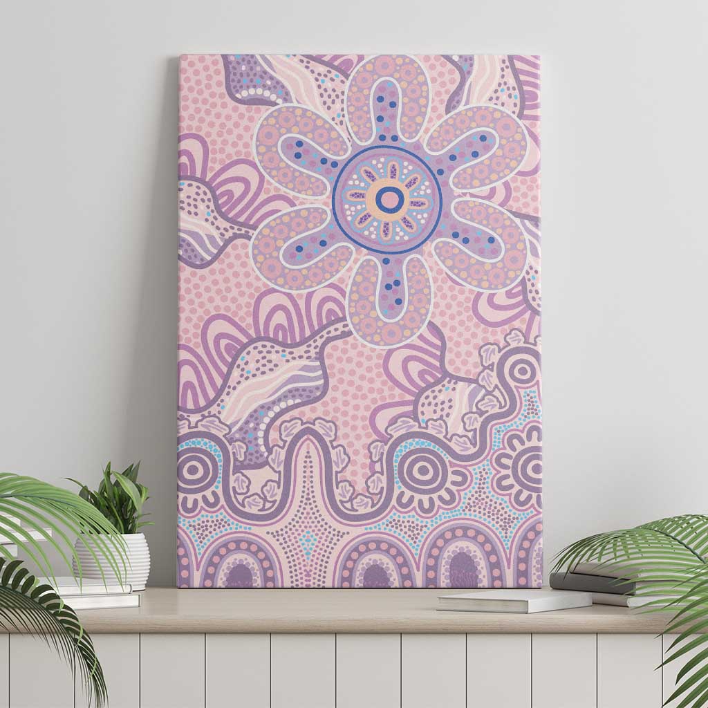 Aboriginal-Islanders NAIDOC Week Canvas Wall Art River and land aboriginal art