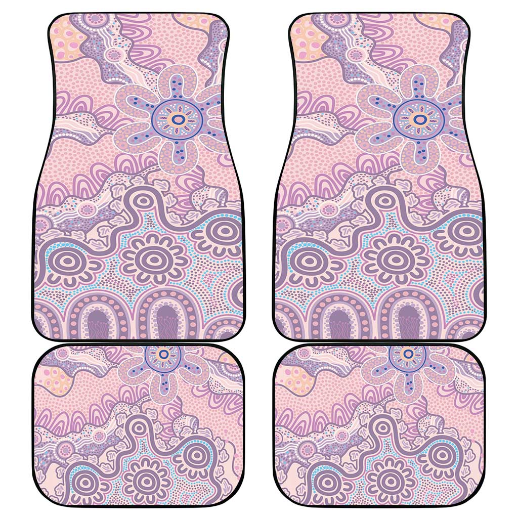 Aboriginal-Islanders NAIDOC Week Car Mats River and land aboriginal art