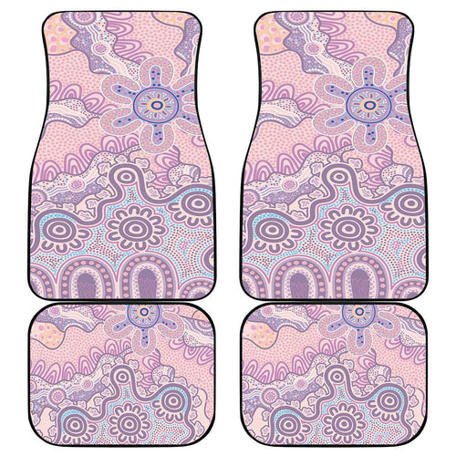 Aboriginal-Islanders NAIDOC Week Car Mats River and land aboriginal art