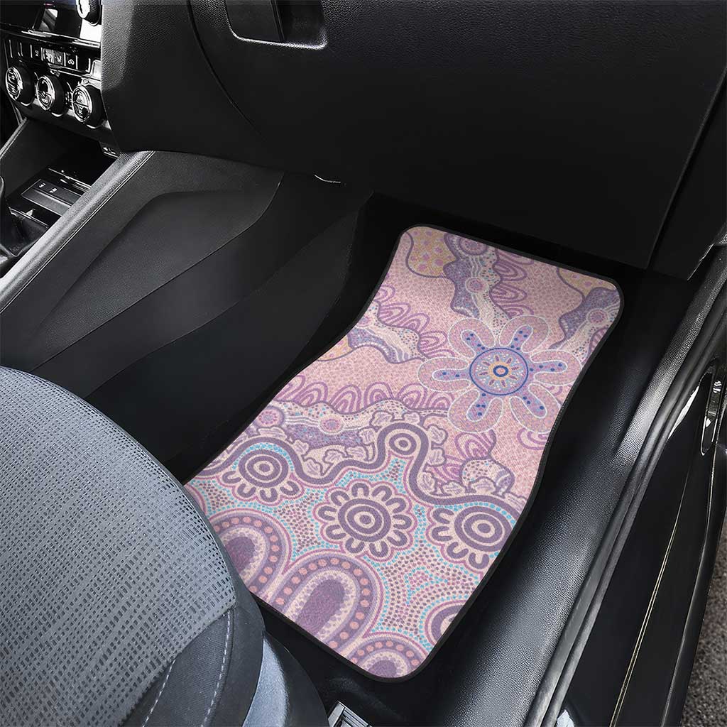 Aboriginal-Islanders NAIDOC Week Car Mats River and land aboriginal art